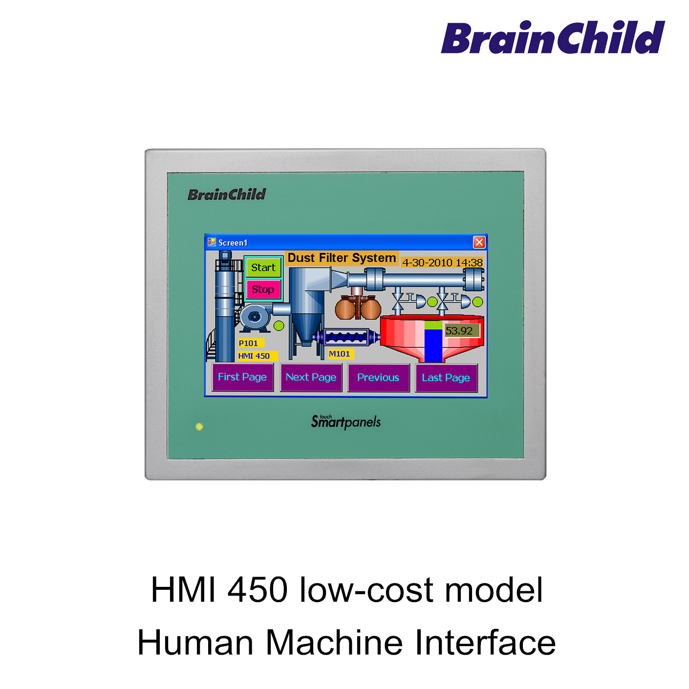 SmartPanels HMI 450 is the smallest size in 4.3” of new Human Machine Interface (HMI) / Operator Int...
